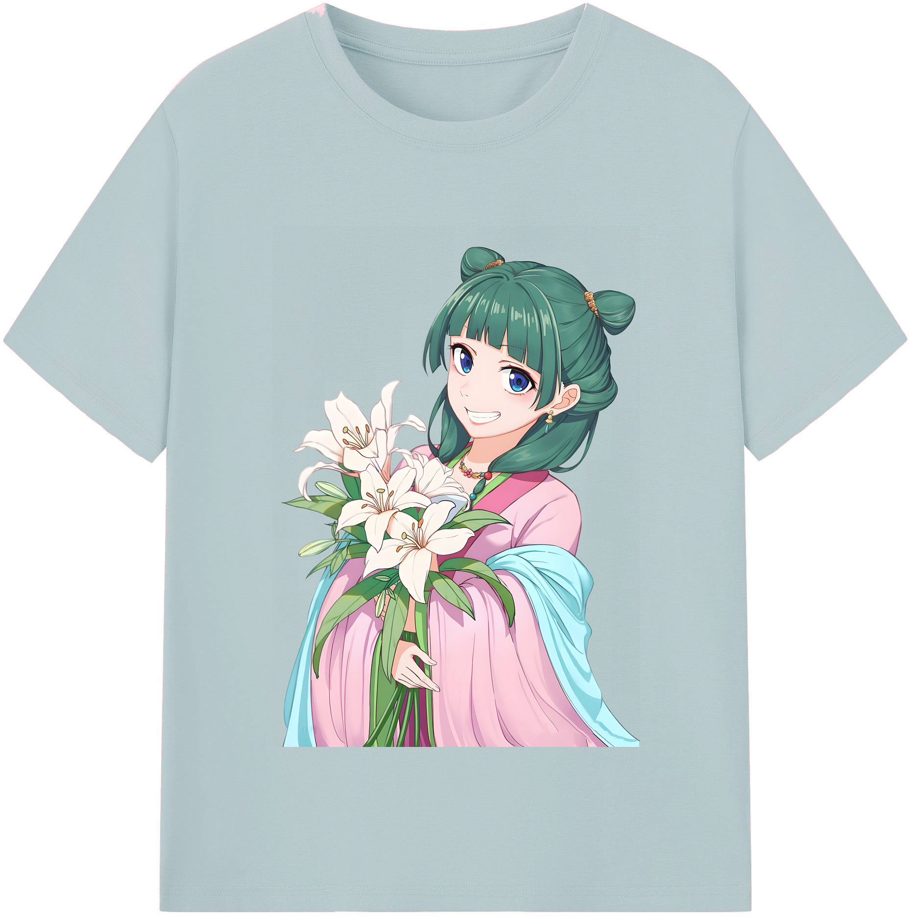 （画像用） 薬屋のひとりごと The Apothecary Diaries 綿100％半袖Tシャツ（フロントプリント）